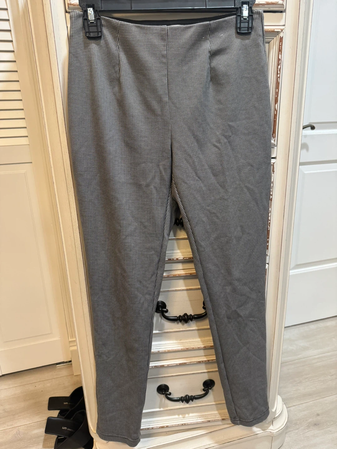 Houndstooth Patterned Pants