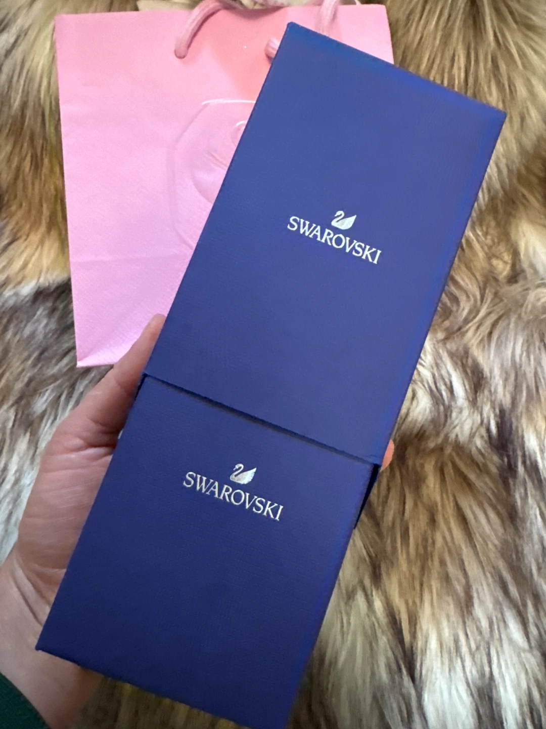 Swarovski Gold Tone Moon & Star Drop Earrings - New - photo 5