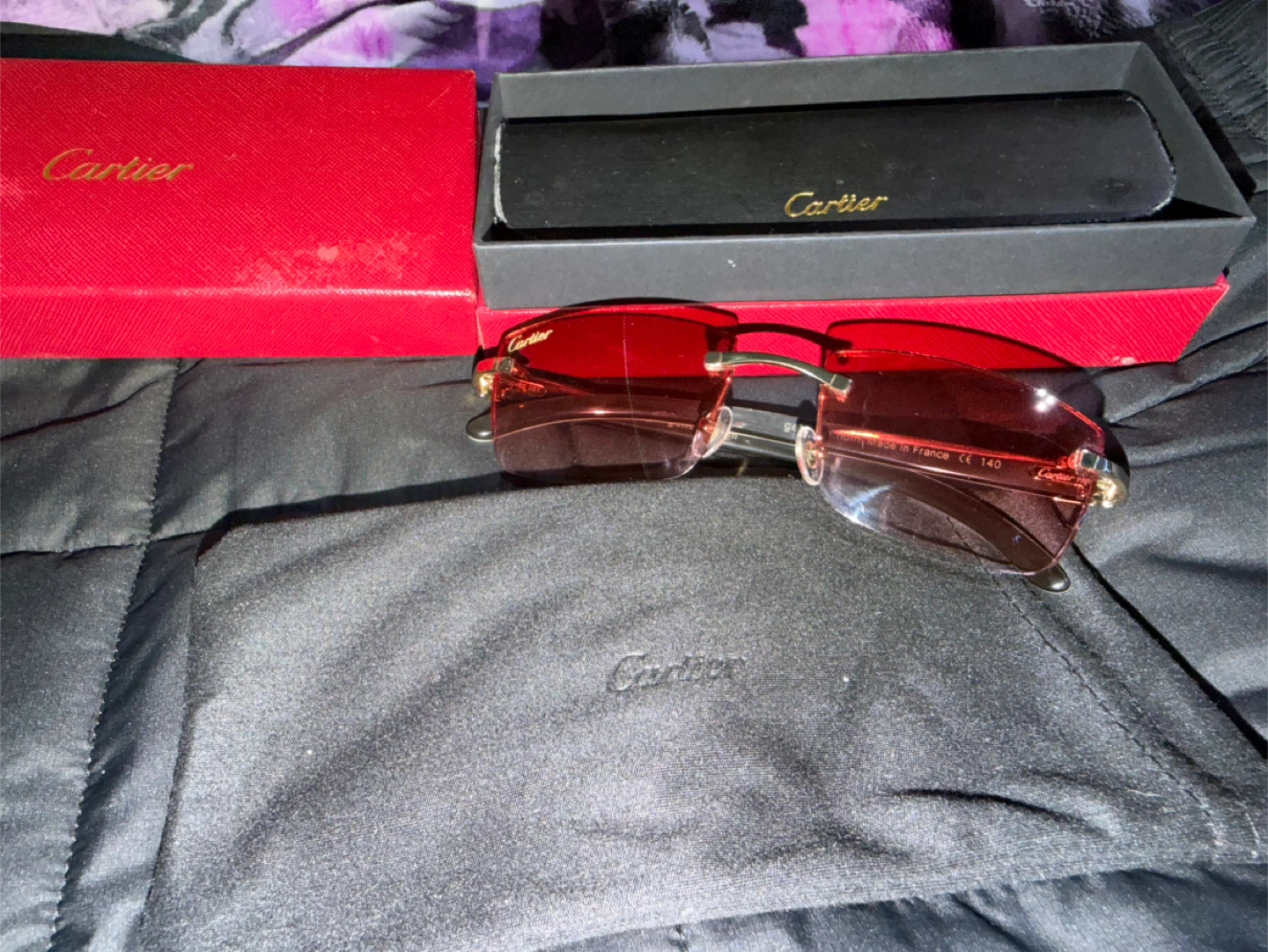 Cartier Rimless Sunglasses