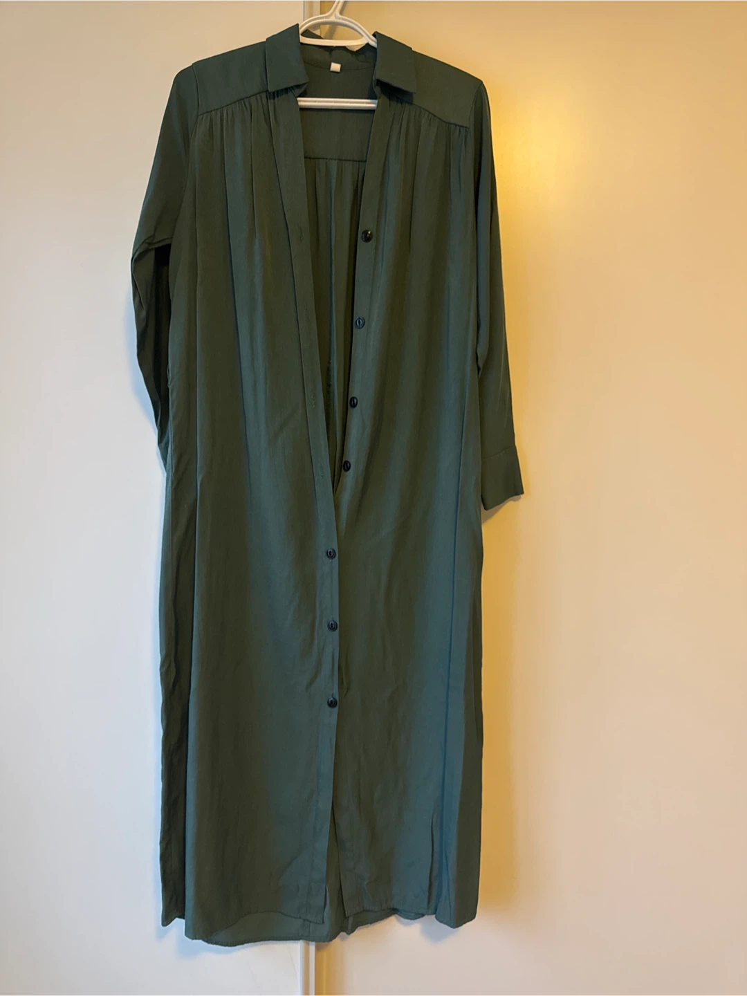 Green shirt Dress