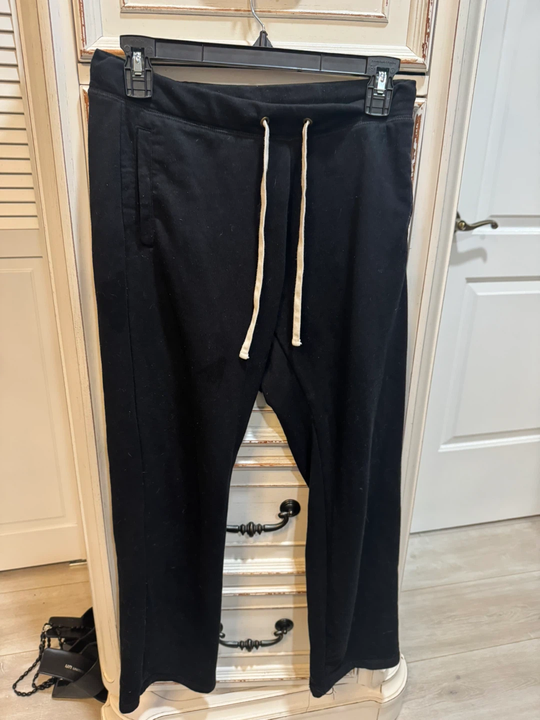 Black Drawstring Sweatpants - photo 5