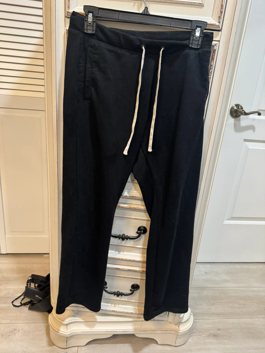 Black Drawstring Sweatpants - photo 4