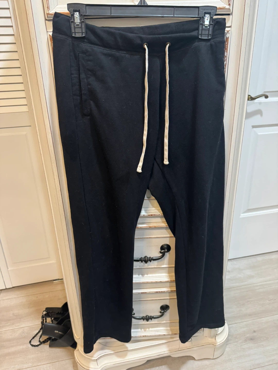 Black Drawstring Sweatpants