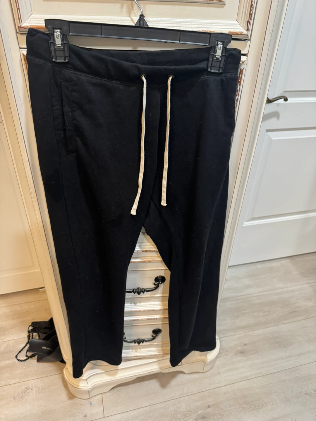 Black Drawstring Sweatpants - photo 2