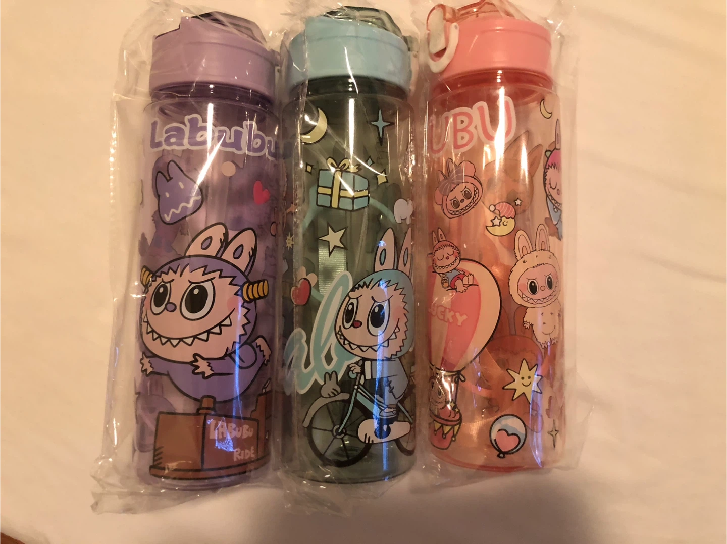 Labubu water bottles