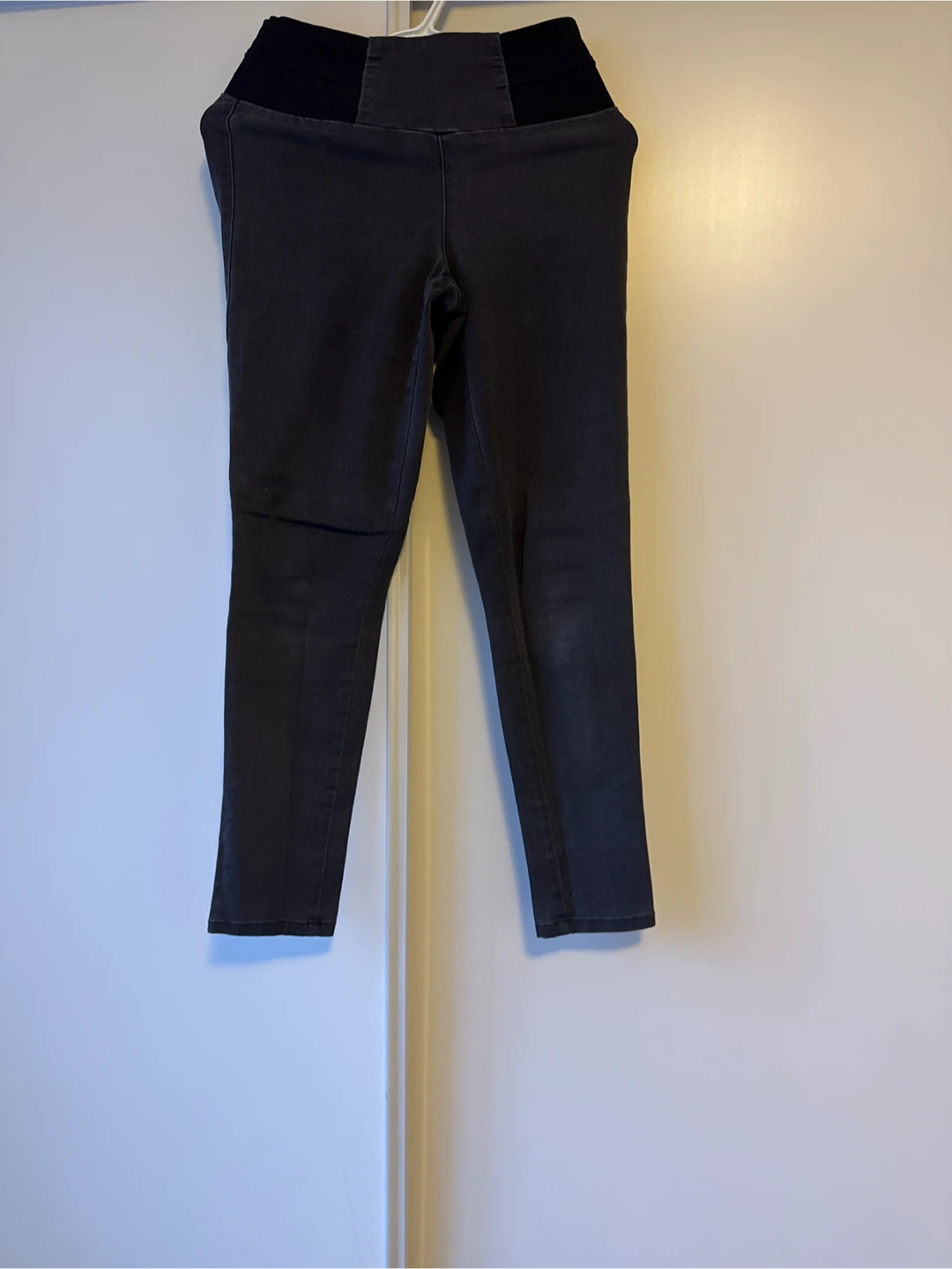 Dark Grey High-Waisted Pants