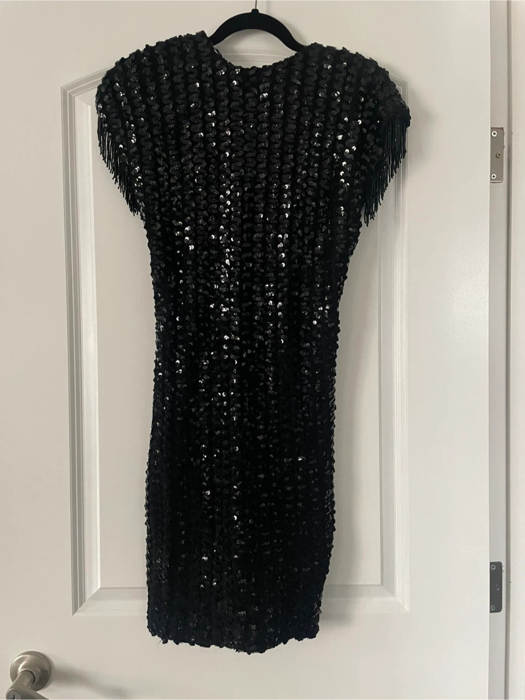 Sequin Mini Dress - Black