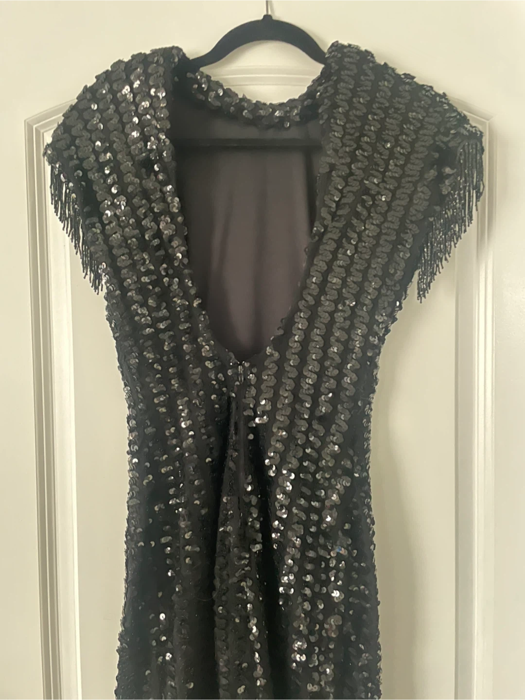 Sequin Mini Dress - Black - photo 3