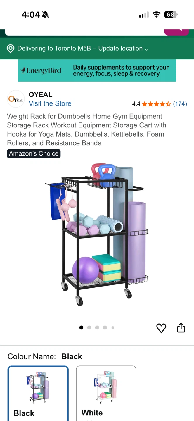 OYEAL Black Weight Rack for Dumbbells - photo 3