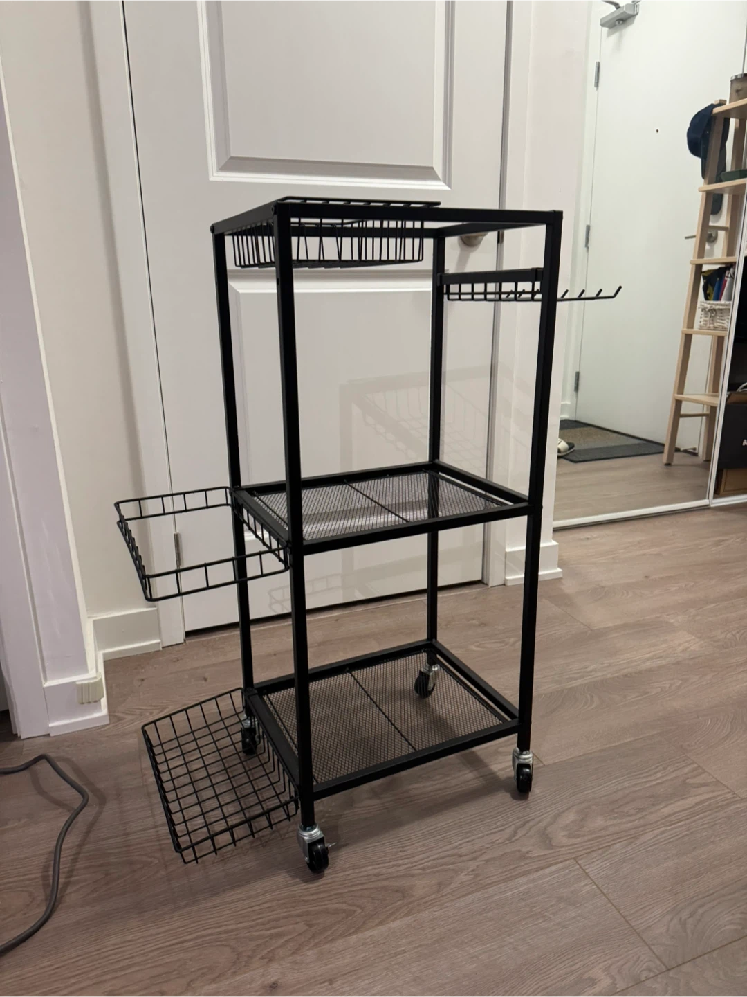 OYEAL Black Weight Rack for Dumbbells