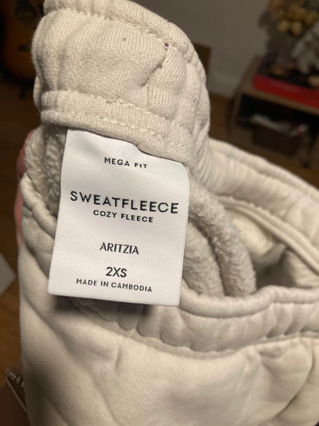 Aritzia 2XS Beige Sweatpants - Mega Fit - photo 2
