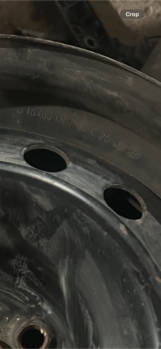 Set of 4 Steel Rims - 15x6J - photo 5