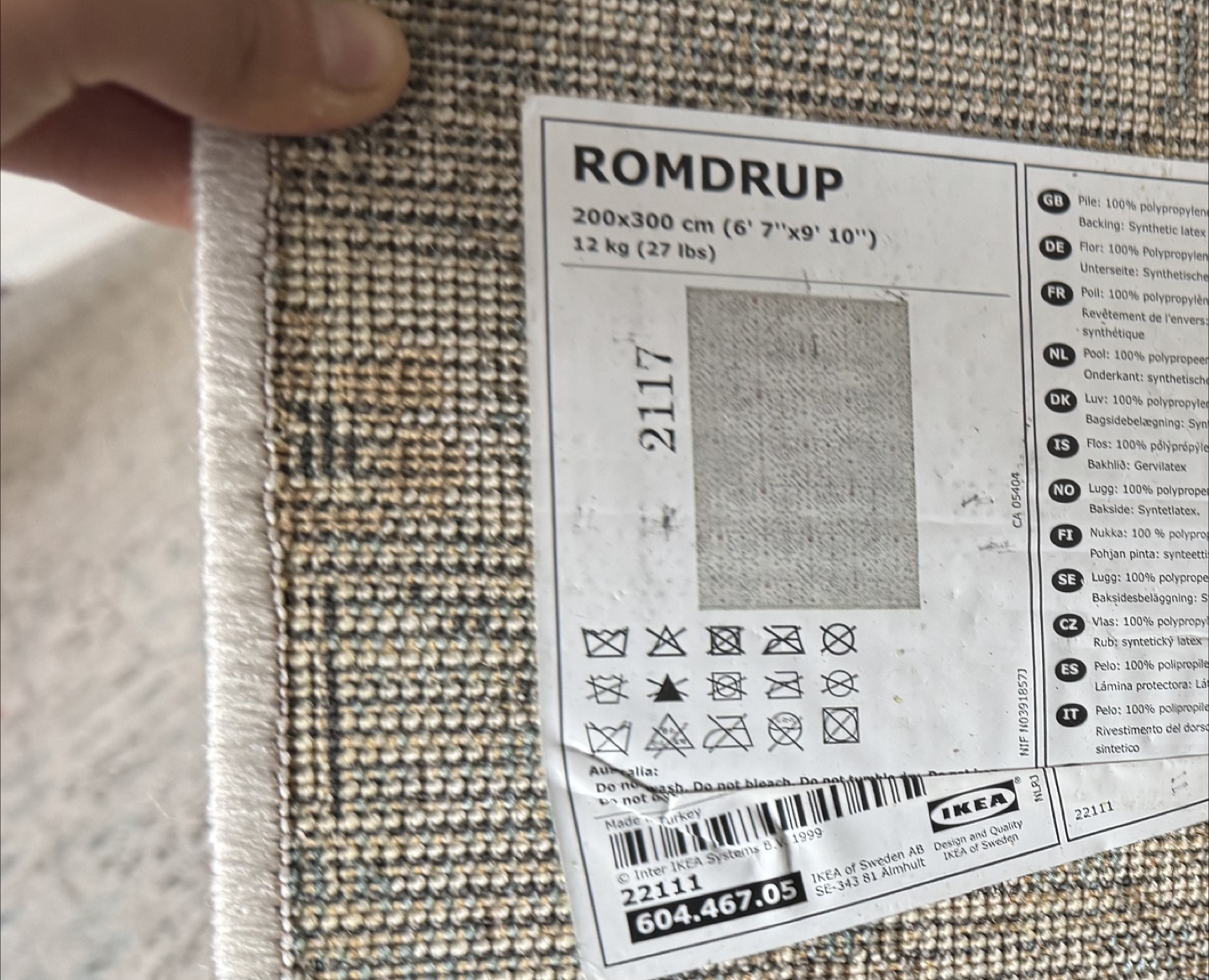 IKEA ROMDRUP Rug - 6'7"x9'10" - photo 4