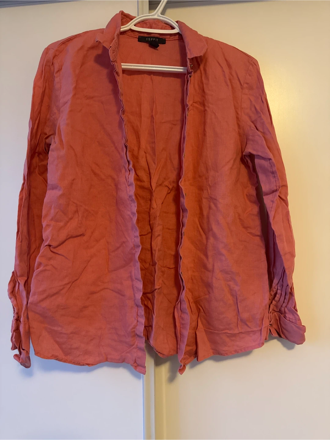 Esprit Coral Linen Button Up Shirt