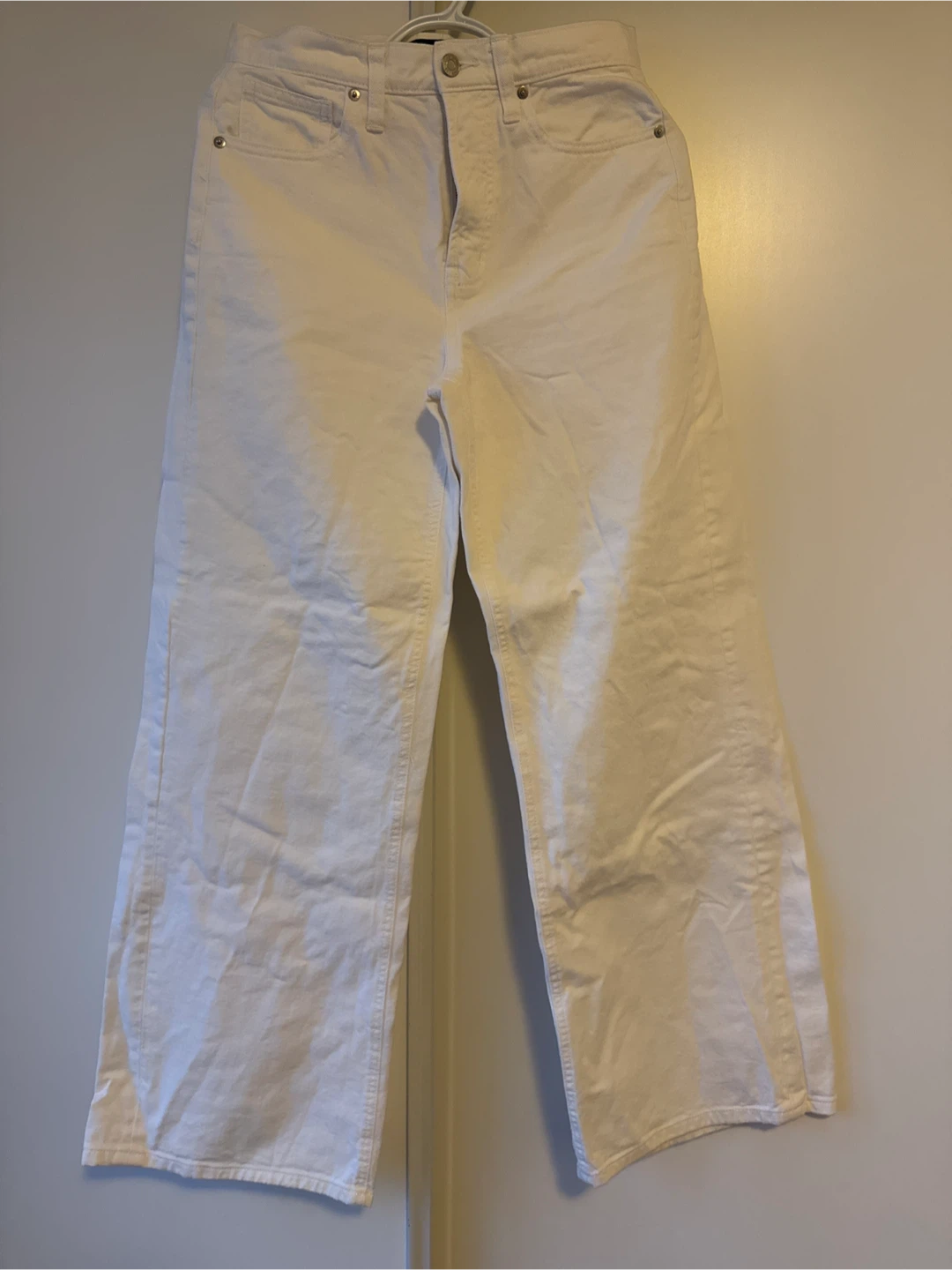 White Wide Leg Jeans