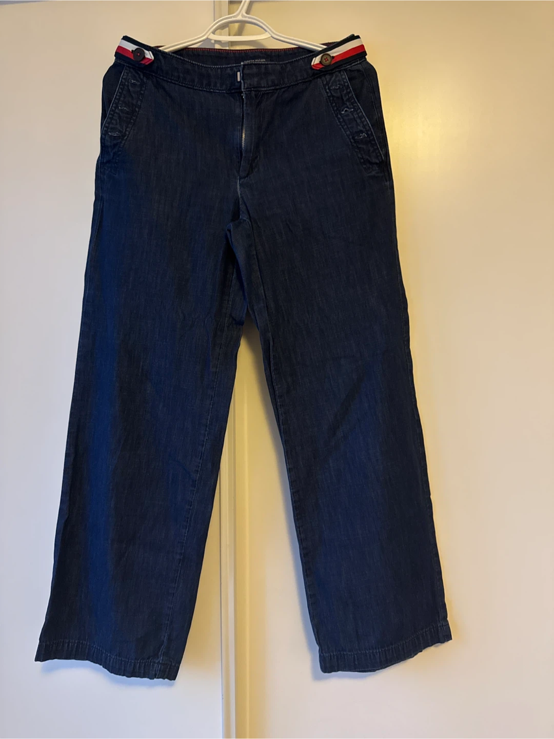 Tommy Hilfiger Wide Leg Denim Pants
