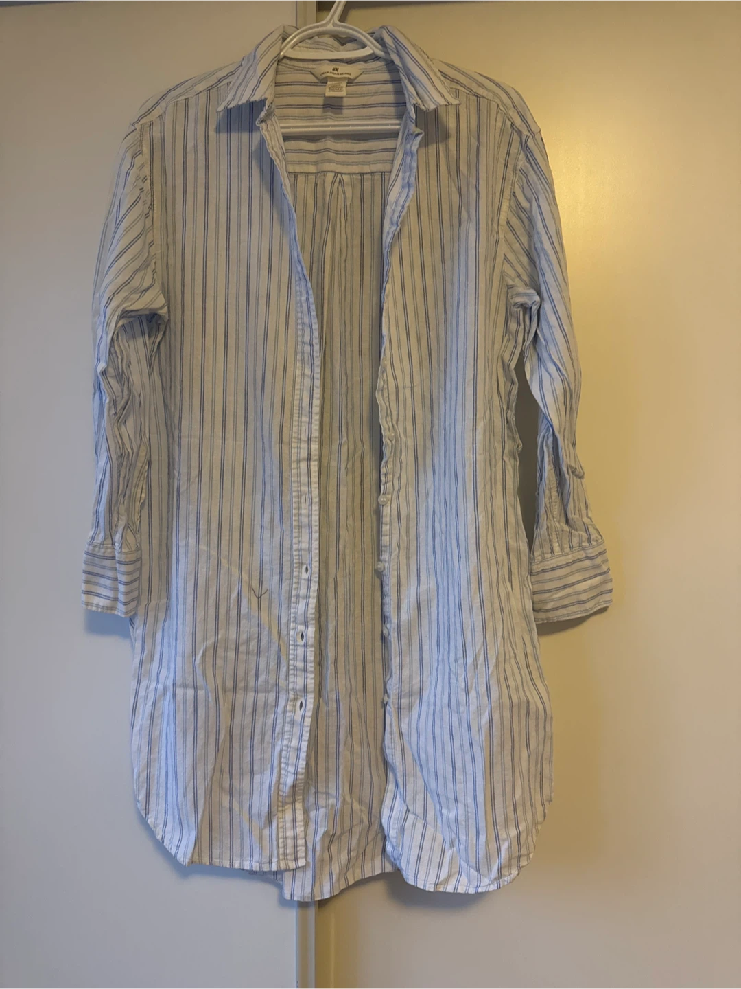H&M Striped Button-Up Shirt