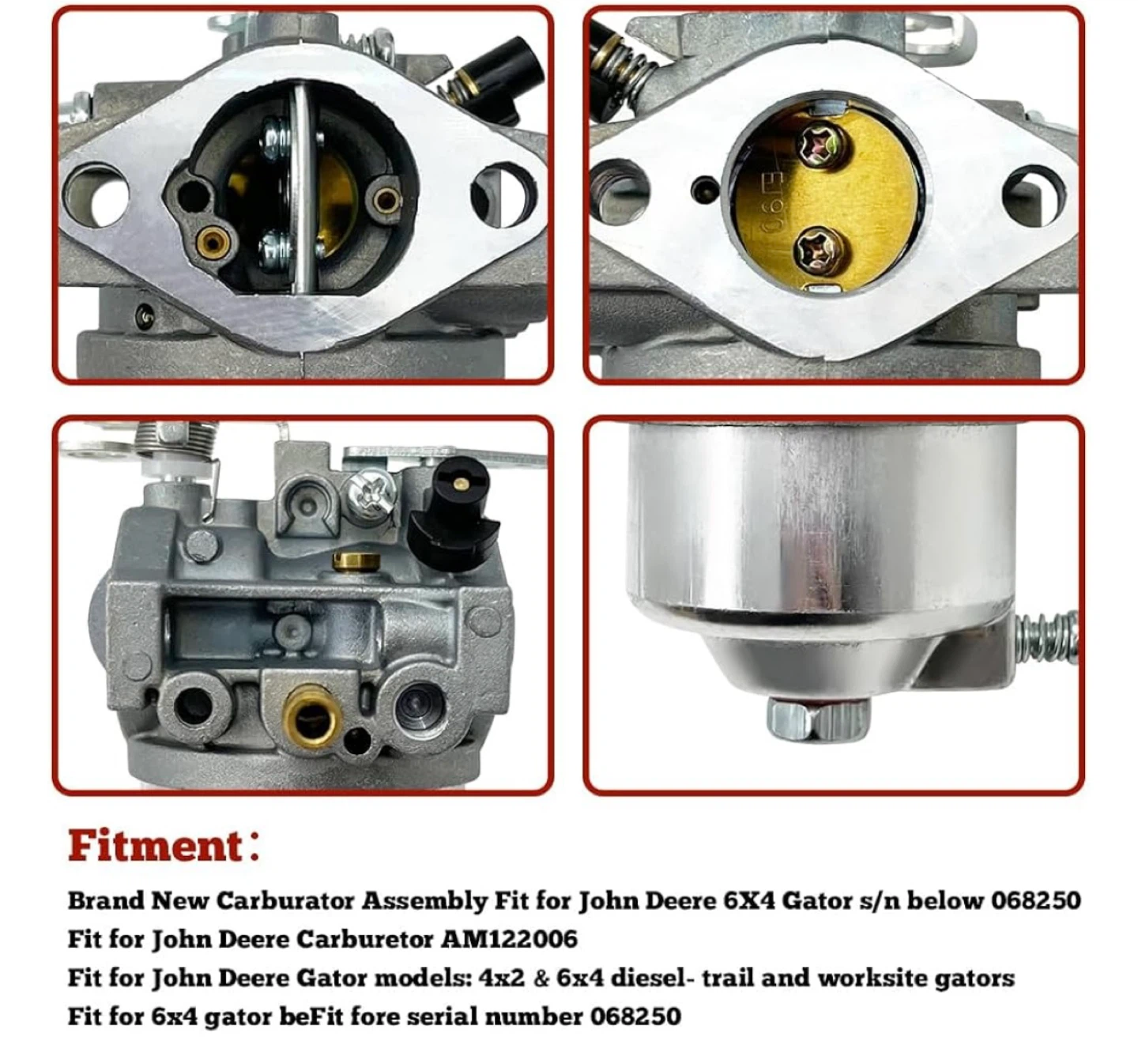 John Deere AM122006 Carburetor Replacement - photo 5