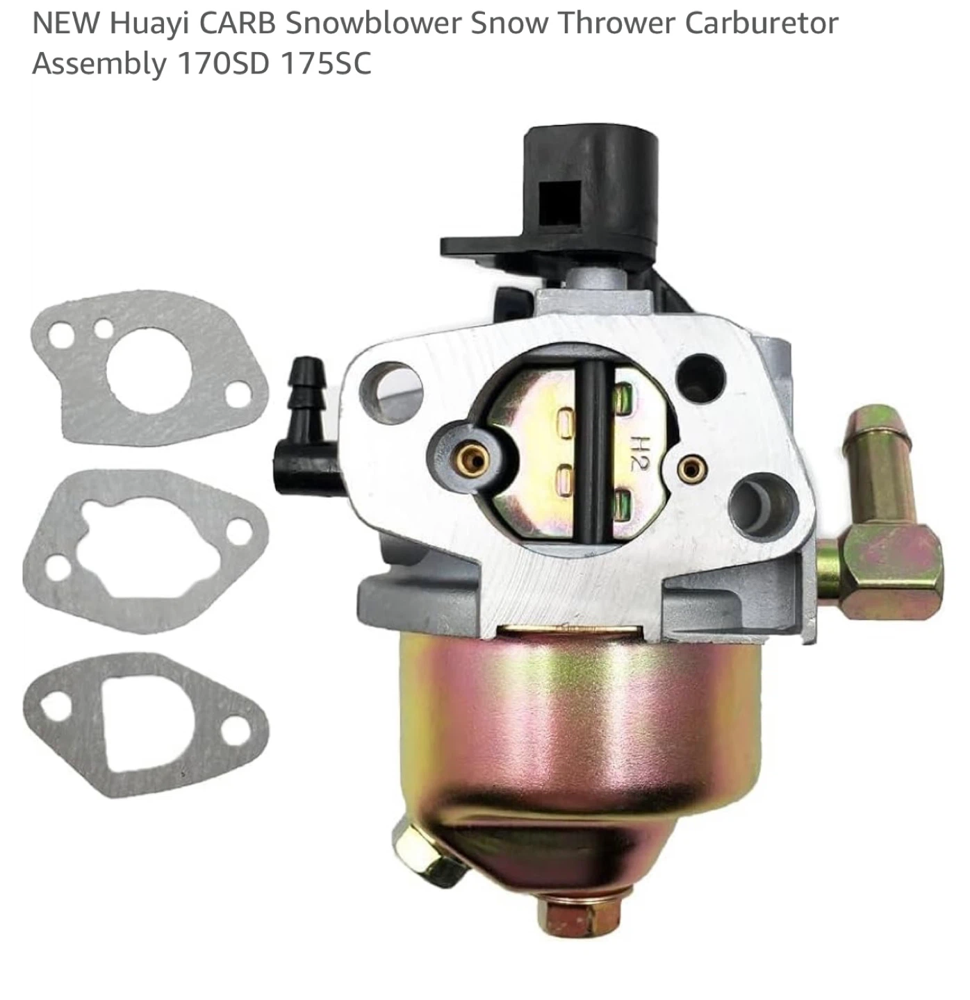 Huayi CARB Snowblower Carburetor 170SD 175SC - photo 4