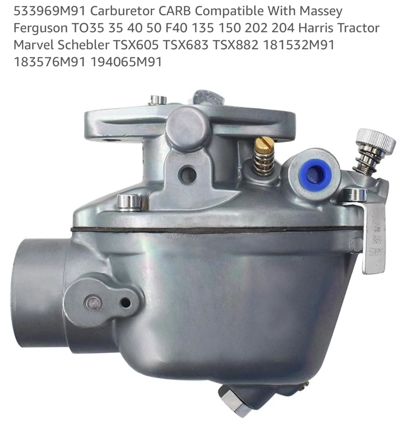 Carburetor CARB for Massey Ferguson Tractor - photo 4