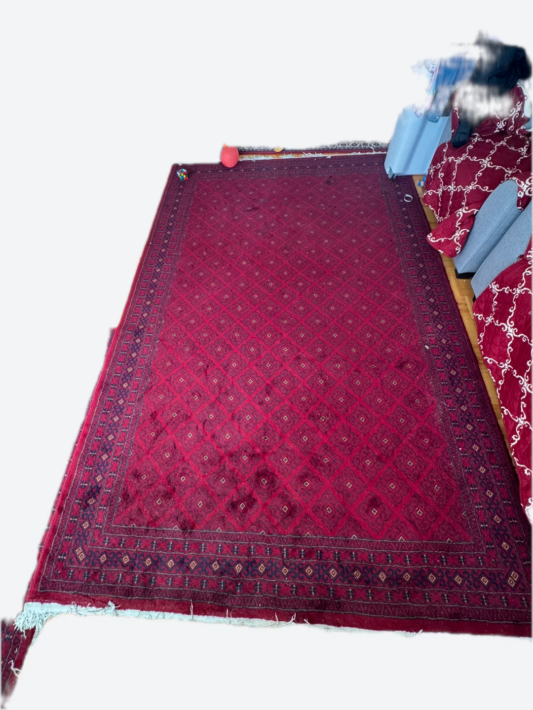 Red Patterned Rug