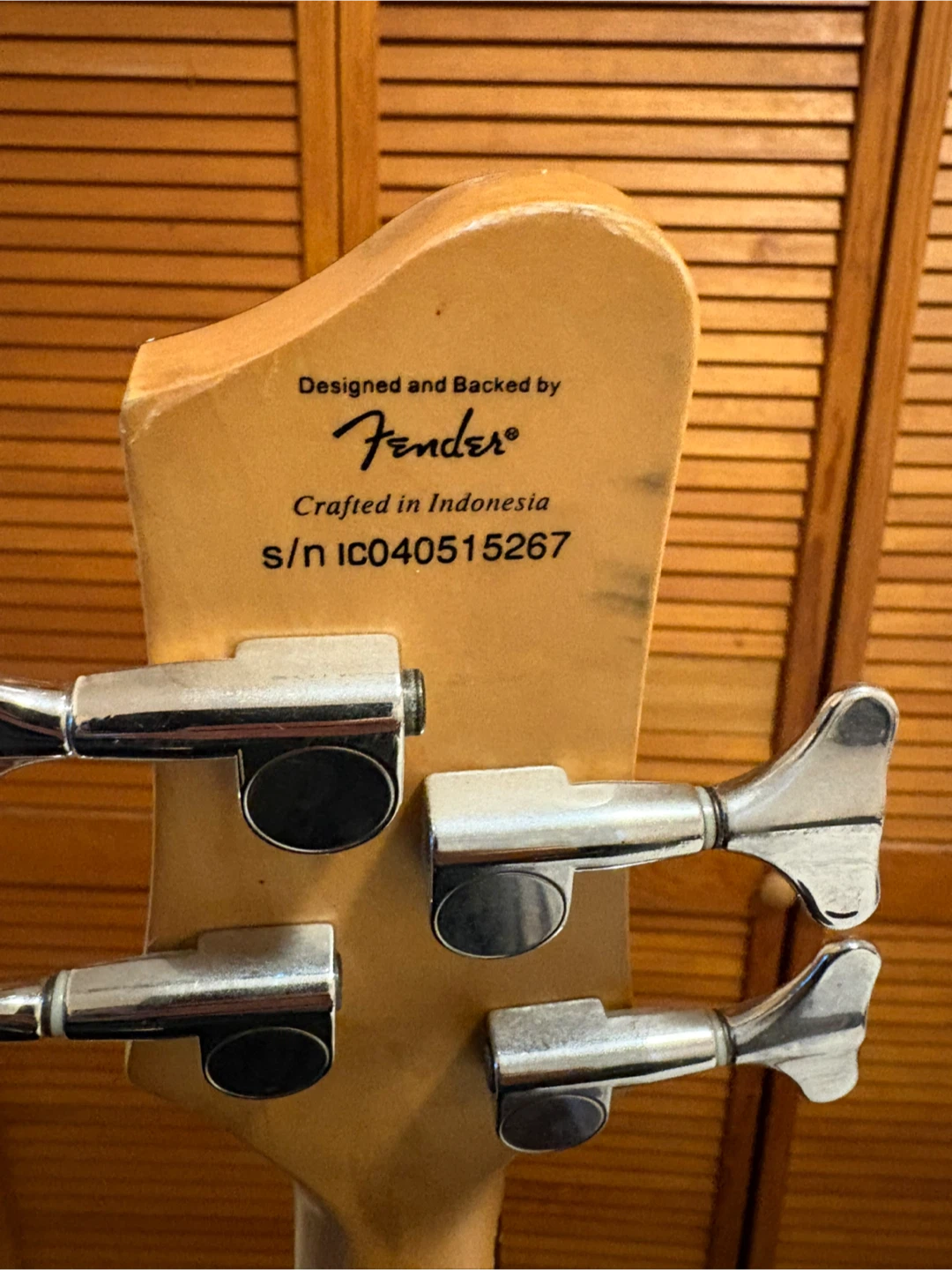 Squier by Fender Blue Bass Guitar - photo 3
