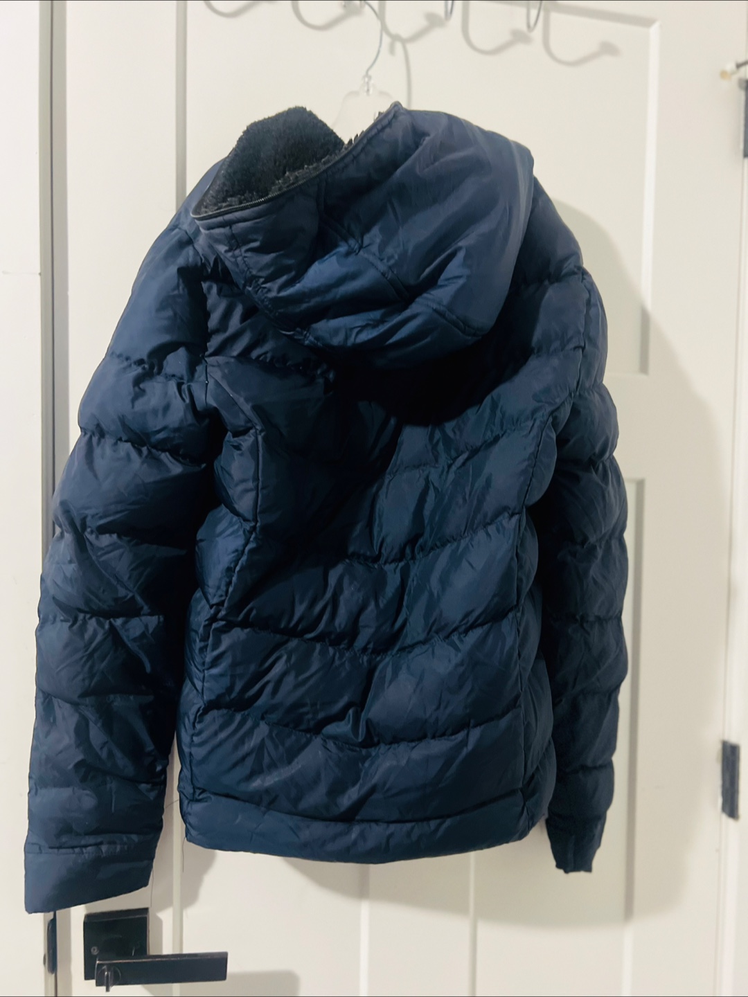 Navy Blue Puffer Jacket - photo 2