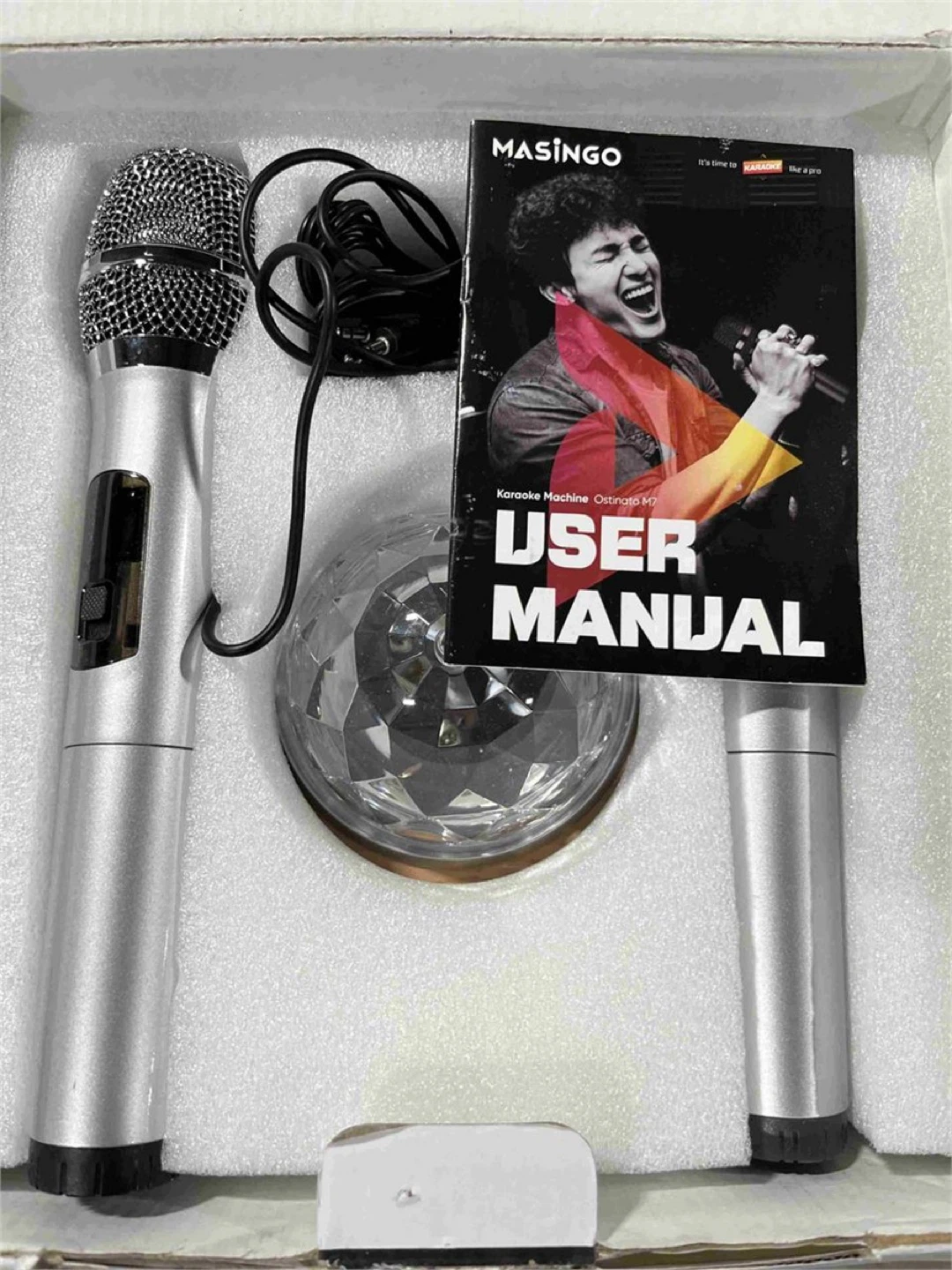 Masingo Karaoke Machine with 2 Microphones - photo 2