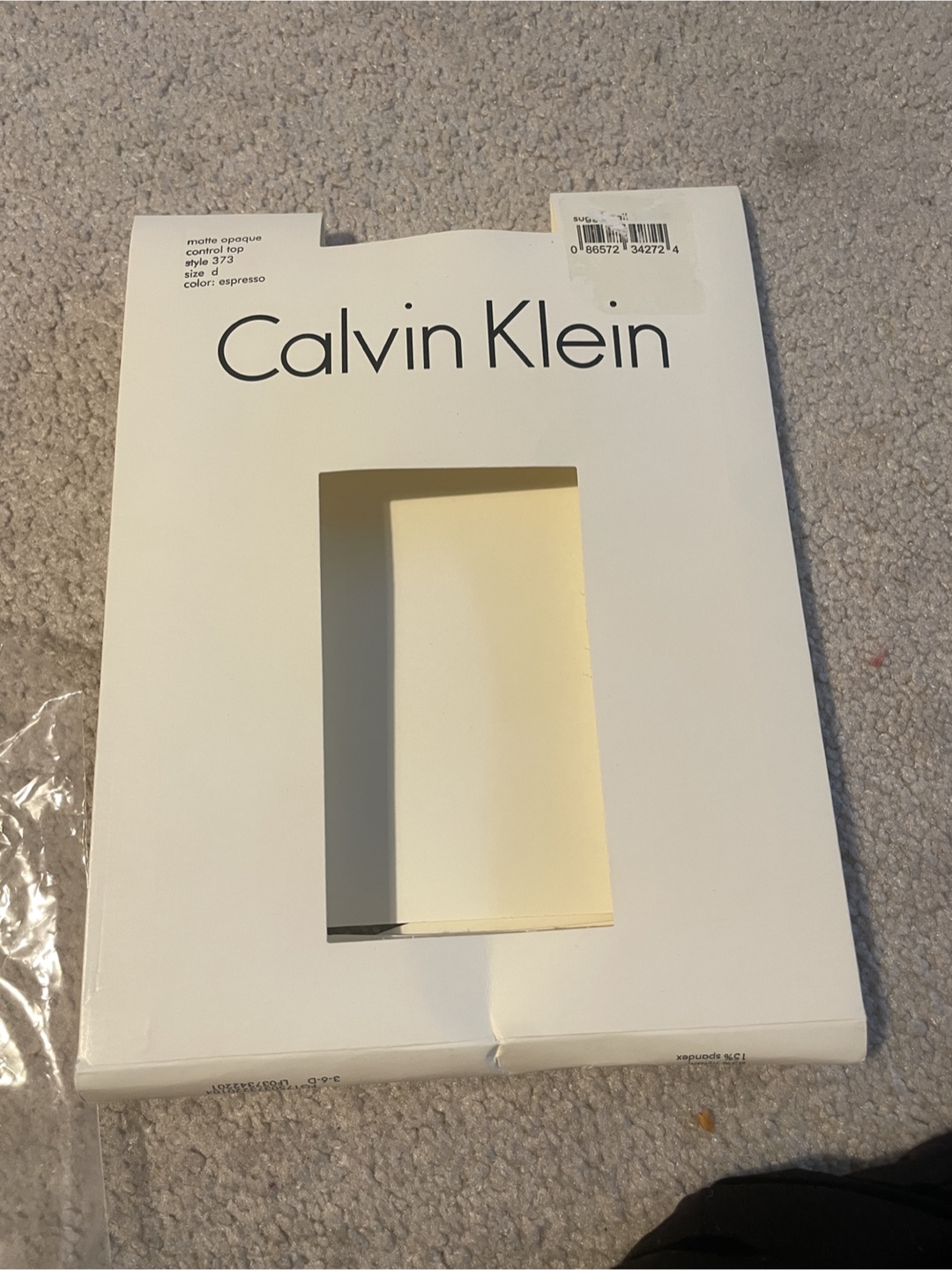 Calvin Klein Espresso Control Top Hosiery Size D - photo 4