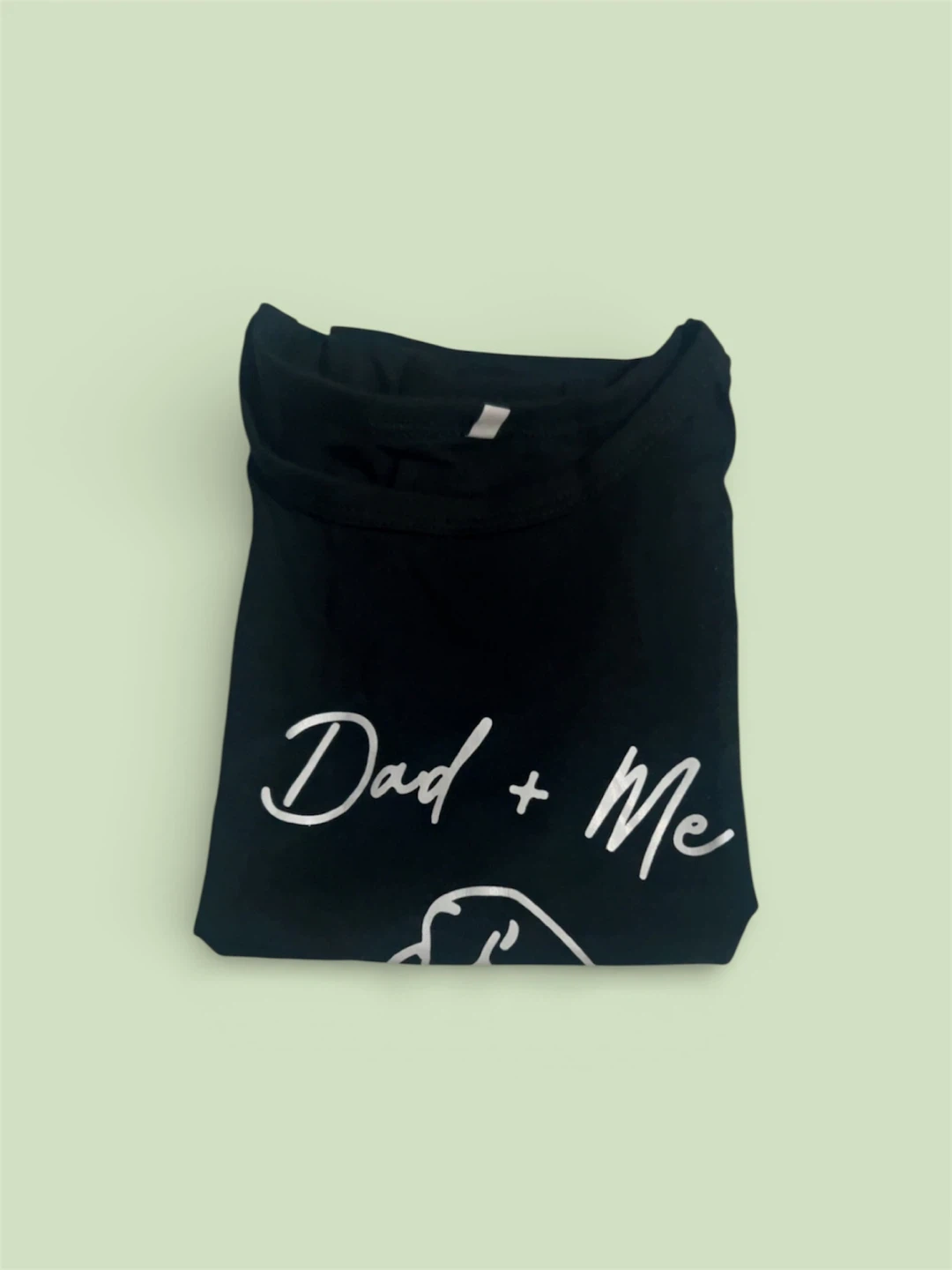 Dad + Me Black T-Shirt - photo 2