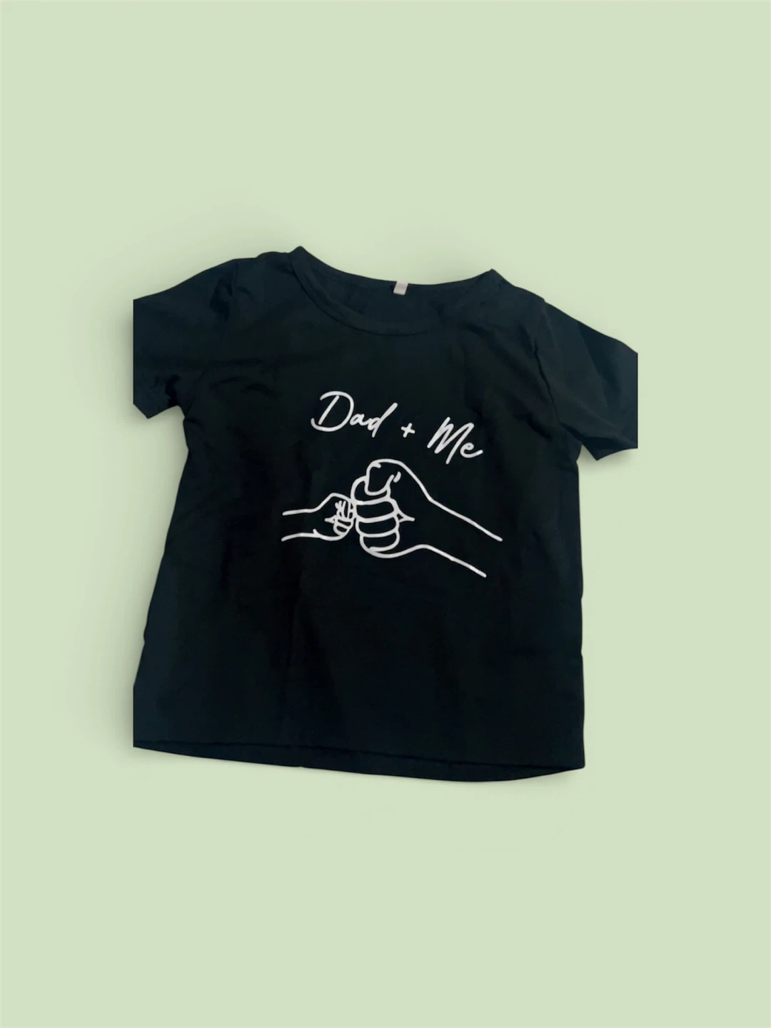 Dad + Me Black T-Shirt