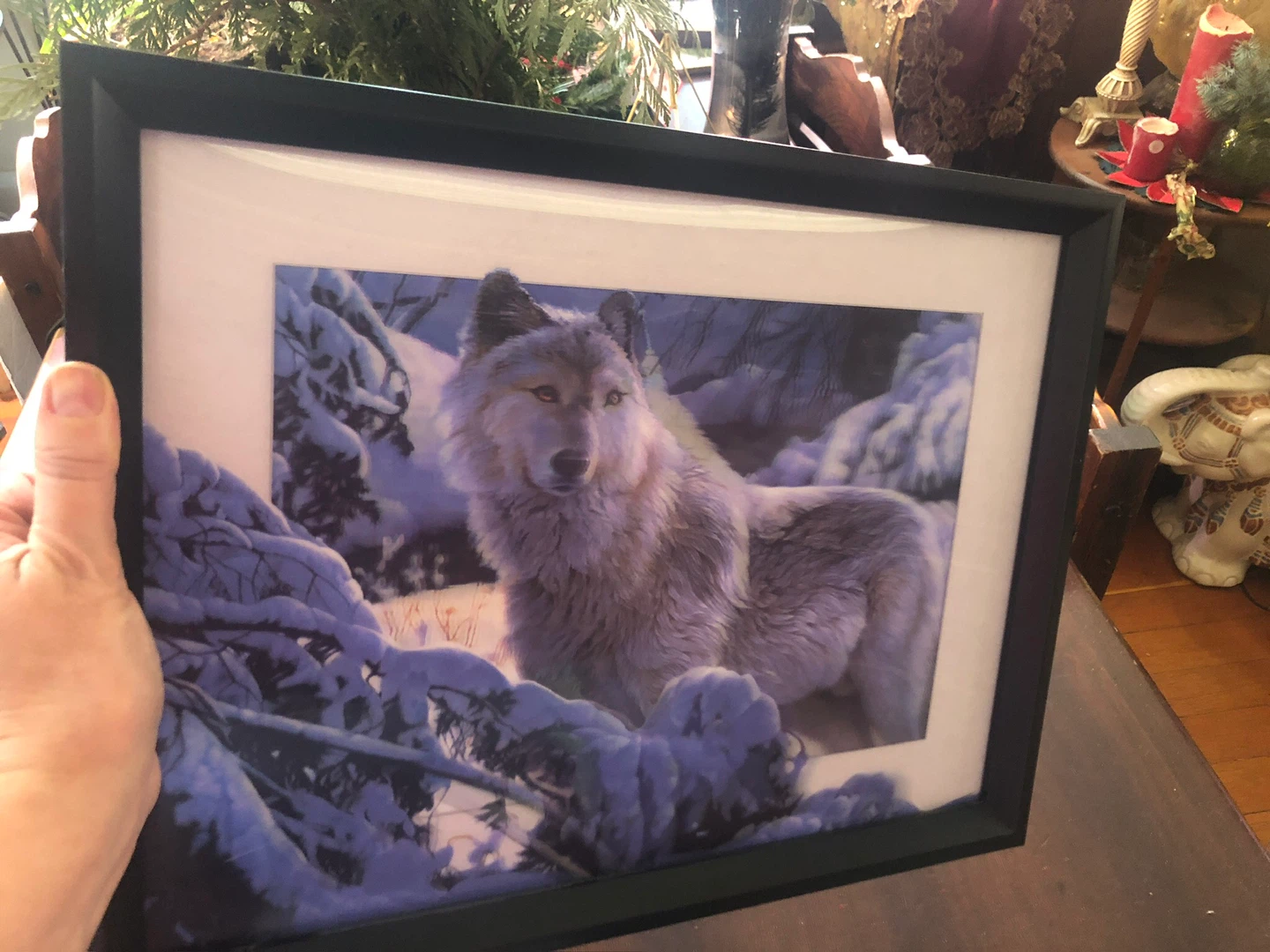 Holographic Wolf Picture. NEW. - photo 2