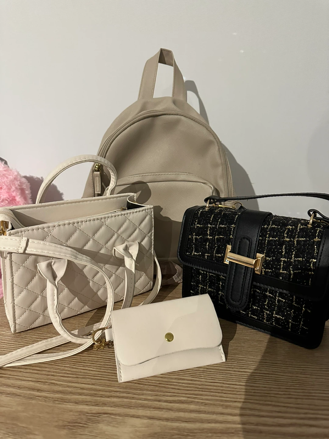 Assorted Handbags & Backpack Set