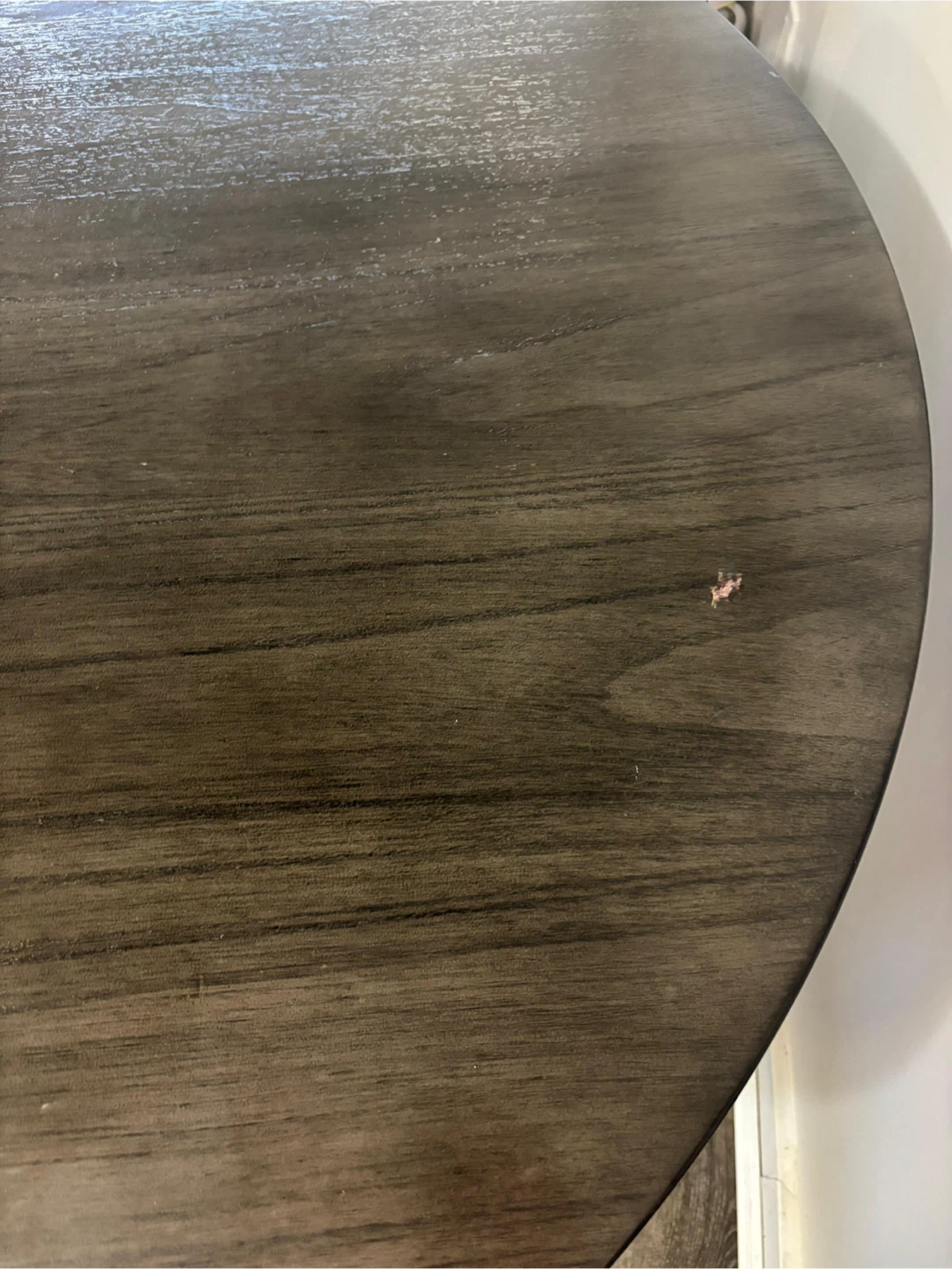 Round Brown Dining Table - photo 5