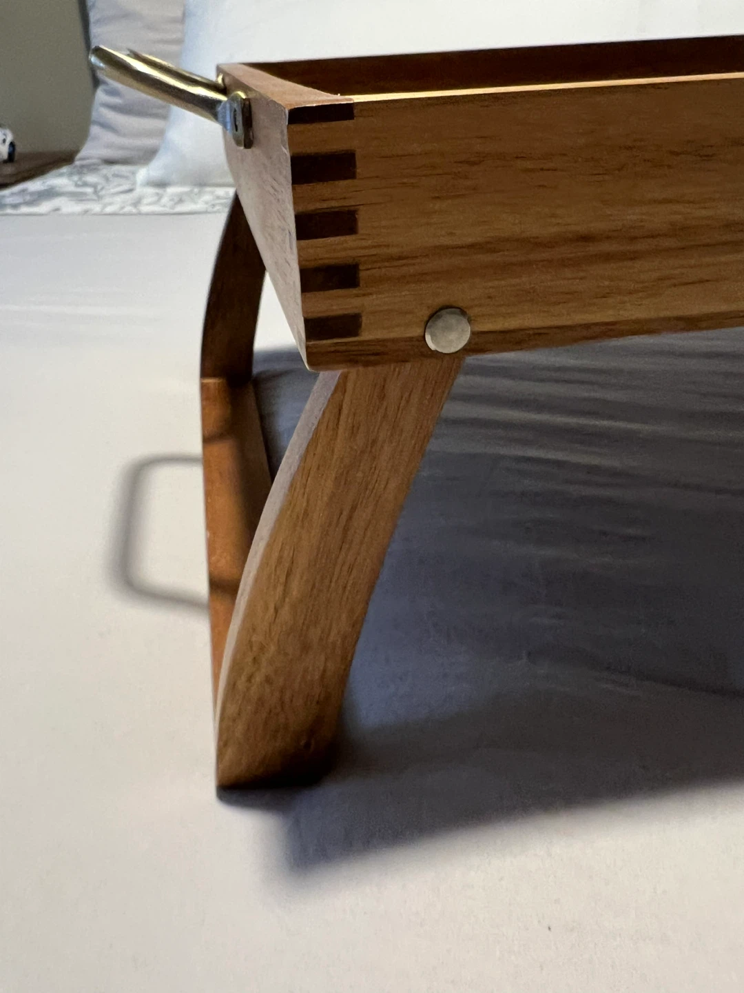 Acacia Foldable Bed Tray - photo 4