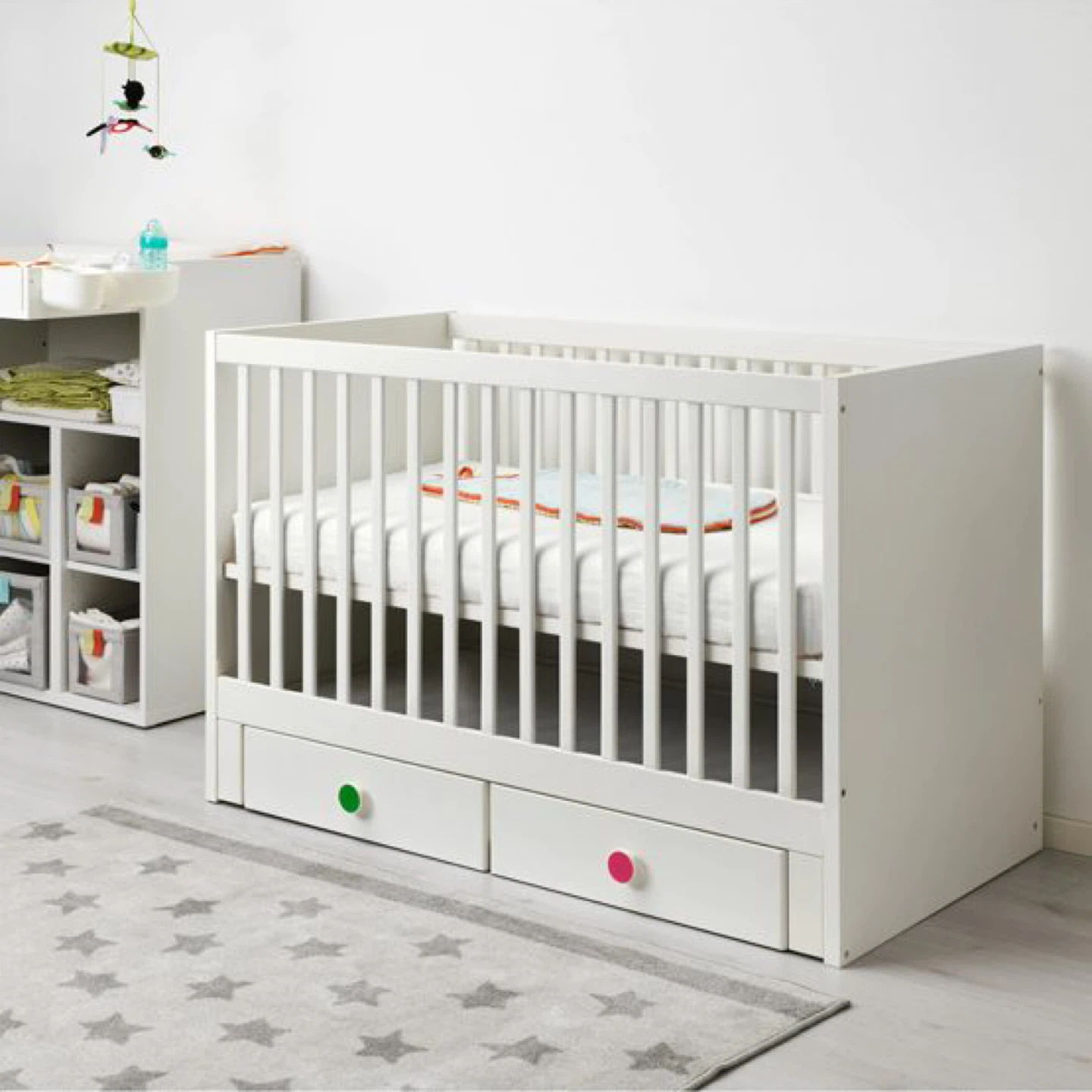 IKEA Gulliver Crib with Drawers - photo 2