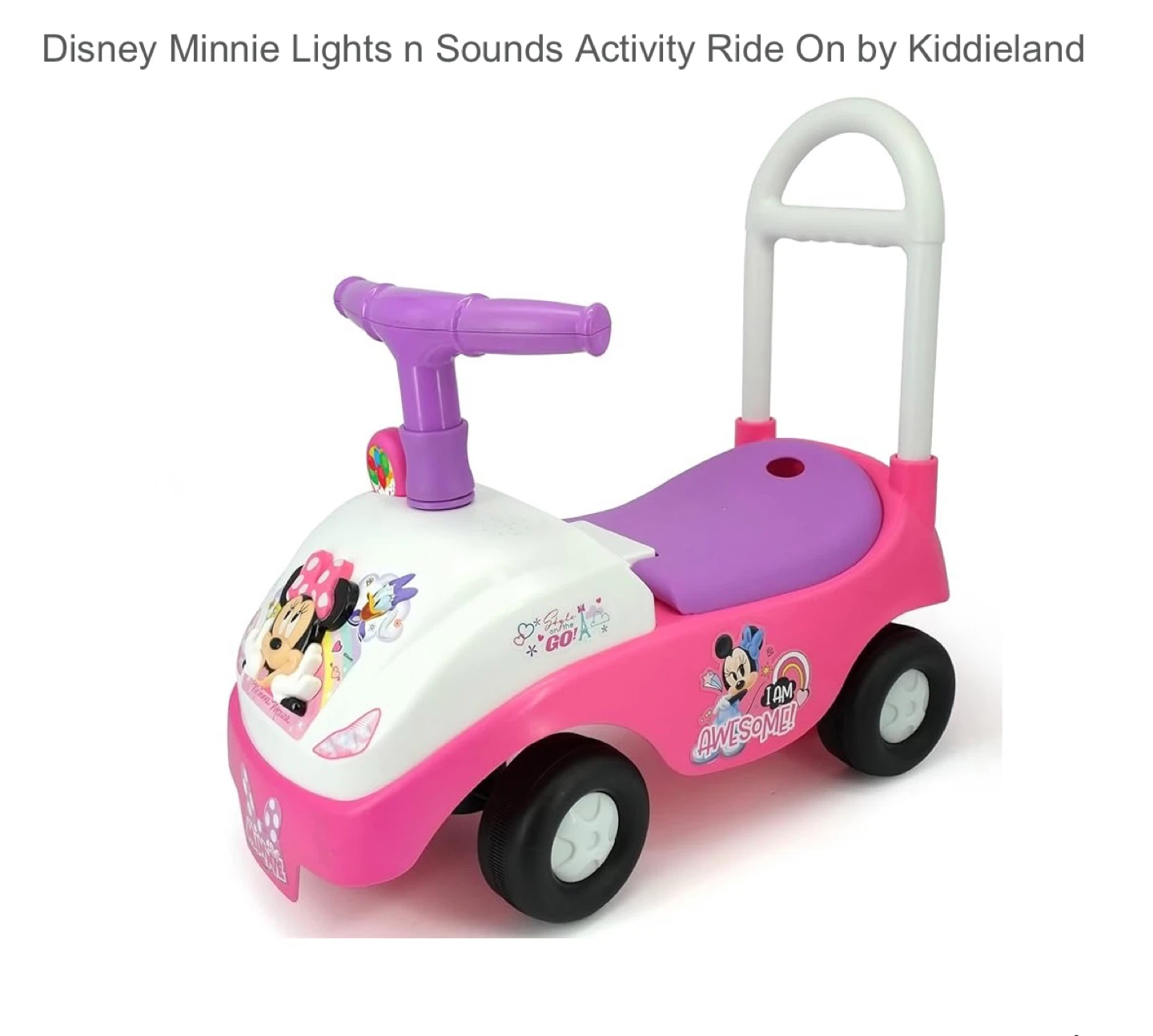 Disney Minnie Lights n Sounds Activity Ride On