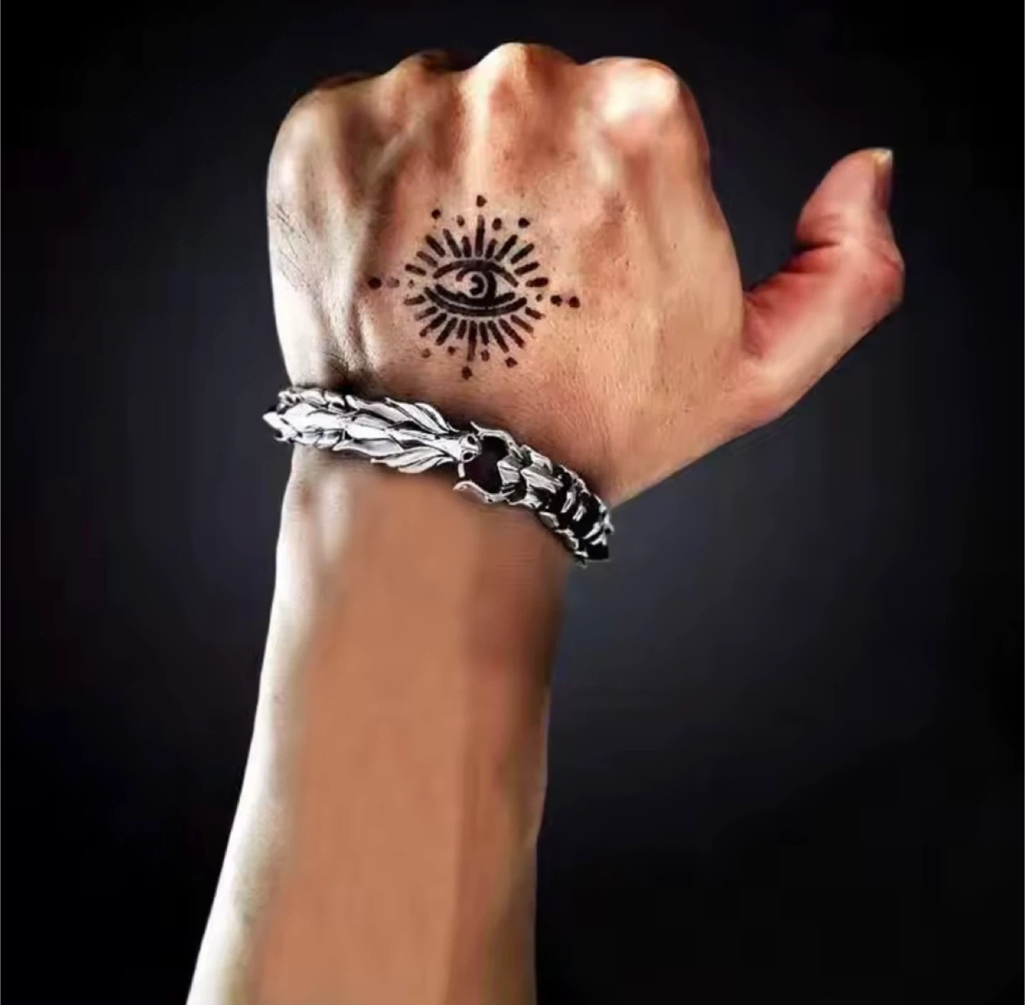 Dragon Bracelet - Unisex, 20cm, Zinc Alloy - photo 3