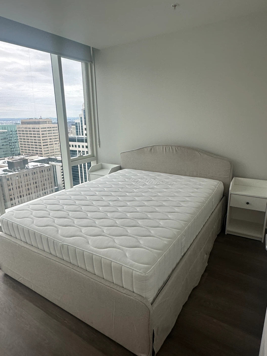 IKEA RAMNEFJÄLL Queen Bed Beige+ hybrid mattress - photo 2