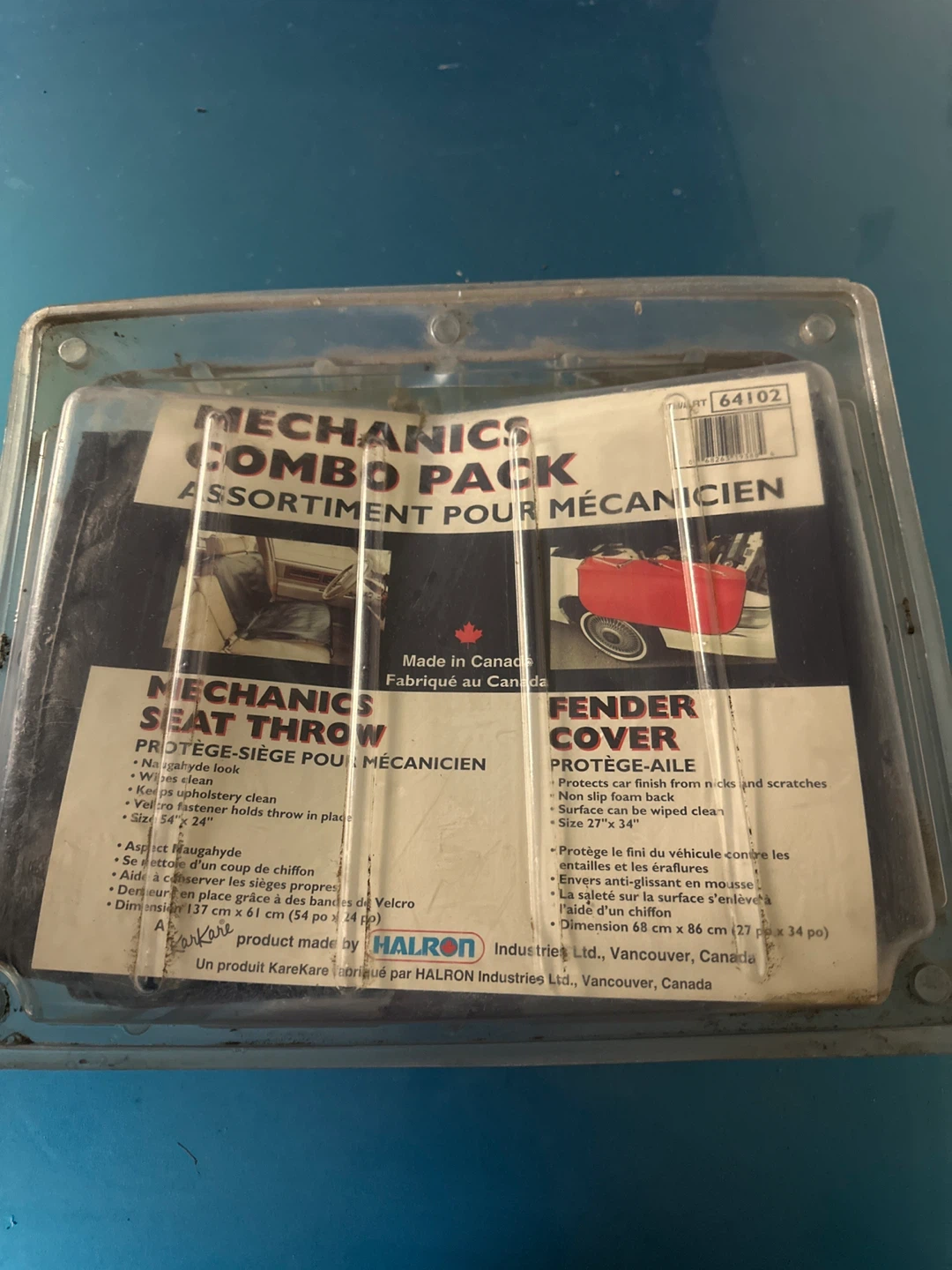 Mechanics Combo Pack - Seat Throw & Fender Cover