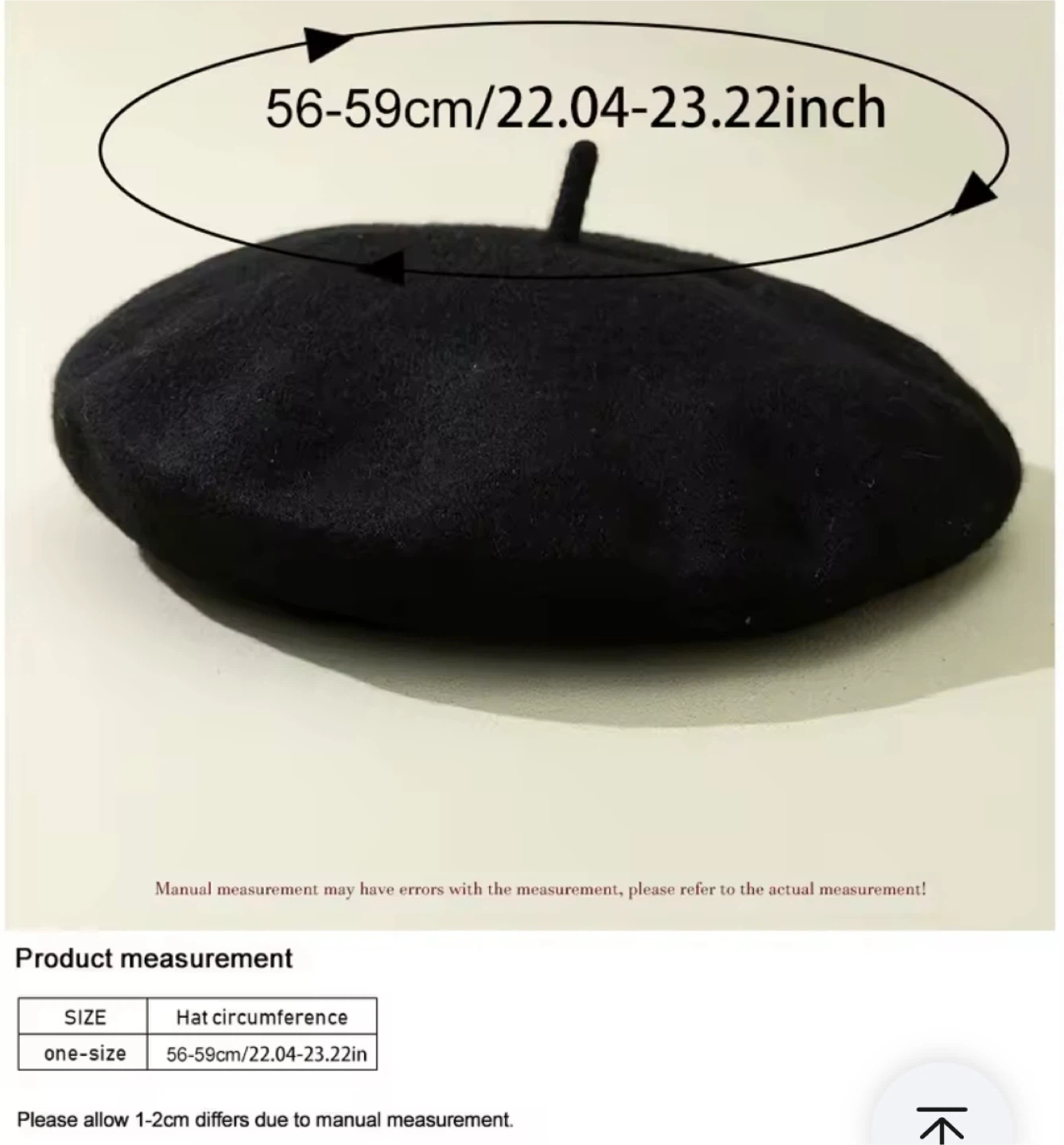 Black Beret - One Size - photo 3