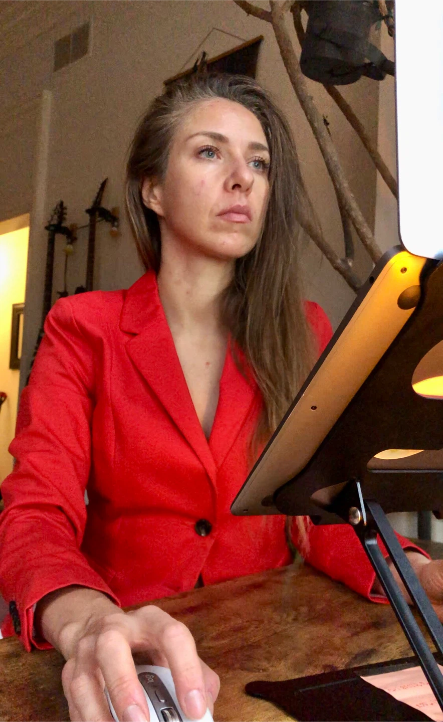 H&M Red Women's Blazer