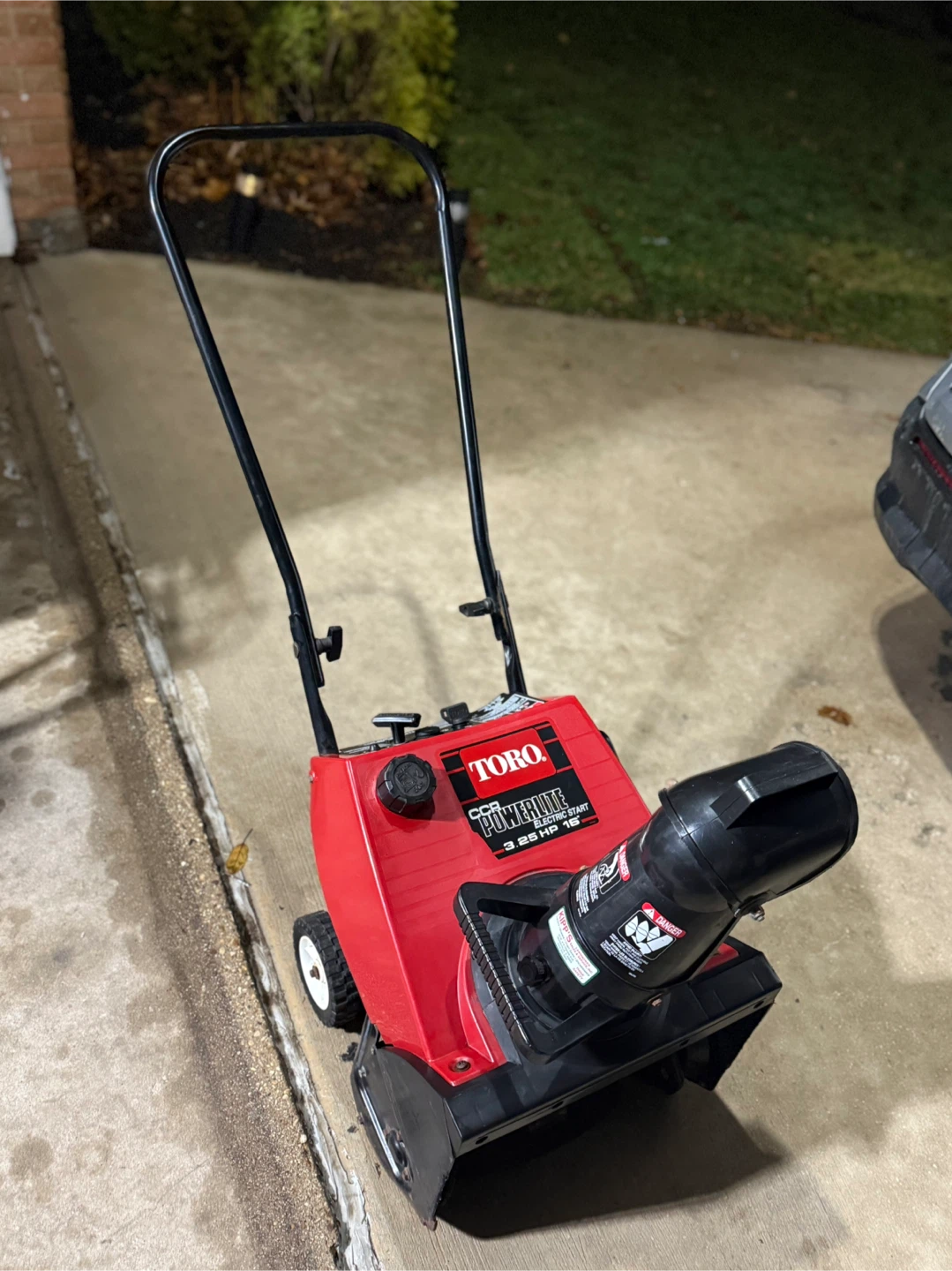 Toro CCR Powerlite 3.25 HP 16" Snow Blower