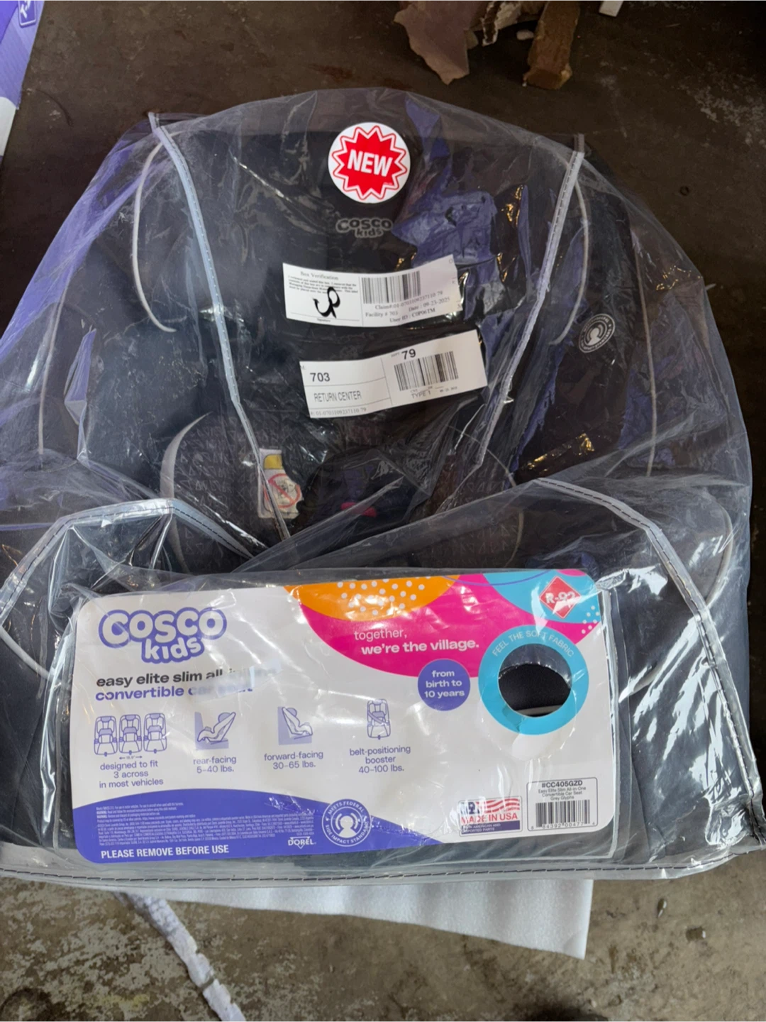 New Cosco Kids Easy Elite Slim Convertible Car Seat - photo 2