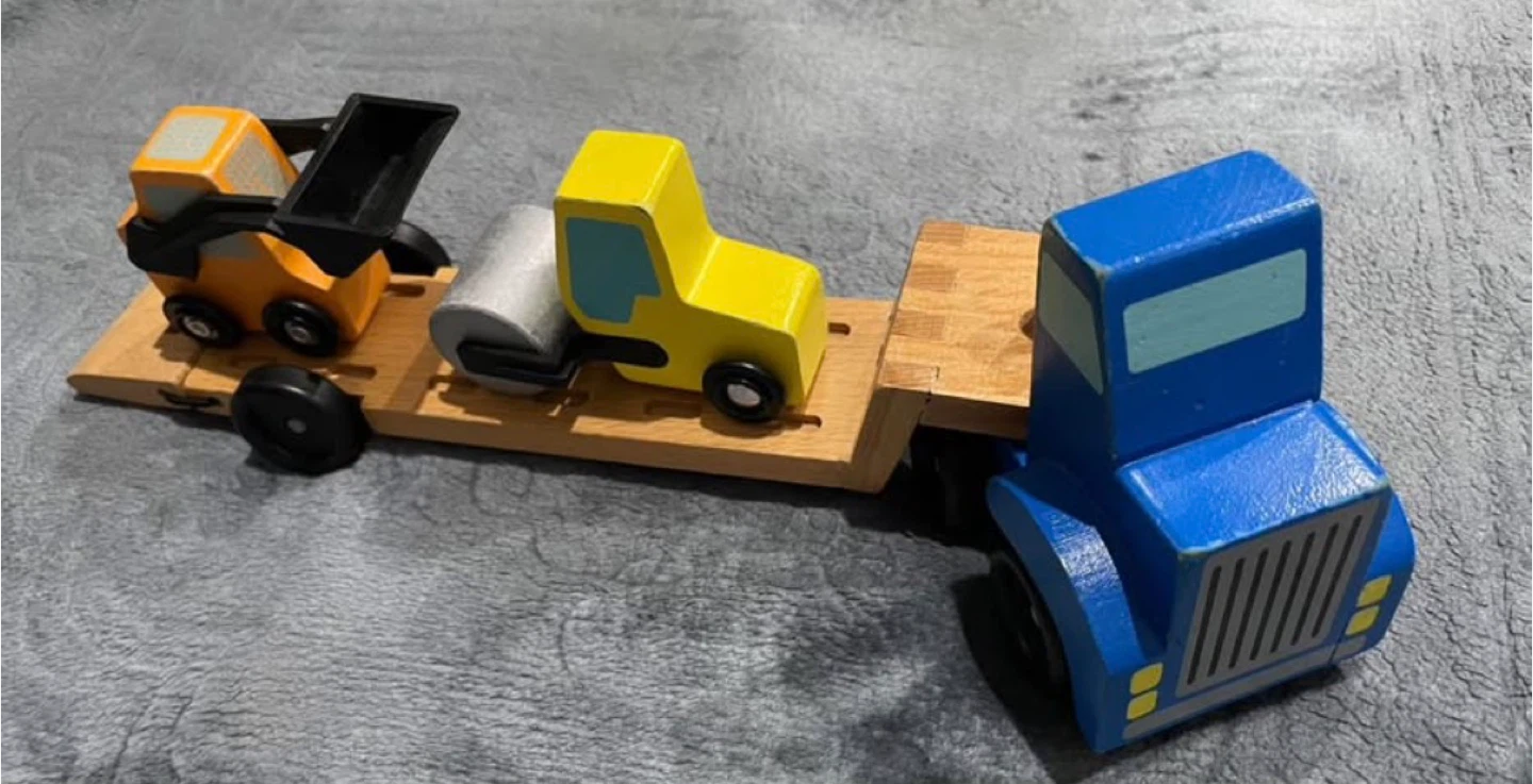 Melissa and dough Wooden Toy Truck Set