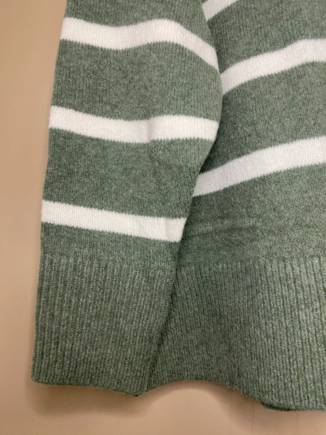 NWT Aerie Oversized Striped Green unREAL Sweater - photo 3