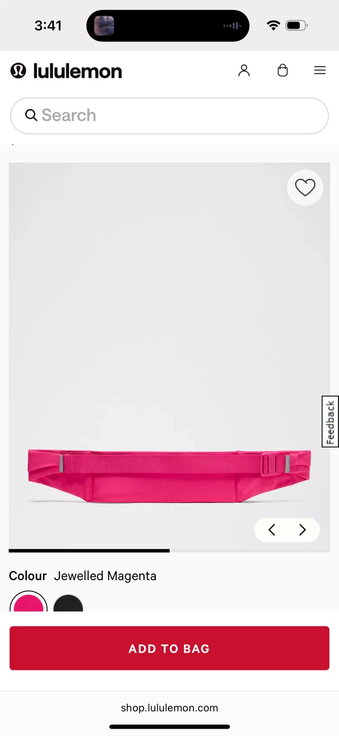 Lululemon Fast and Free Running Belt - Jewelled Magenta - photo 5