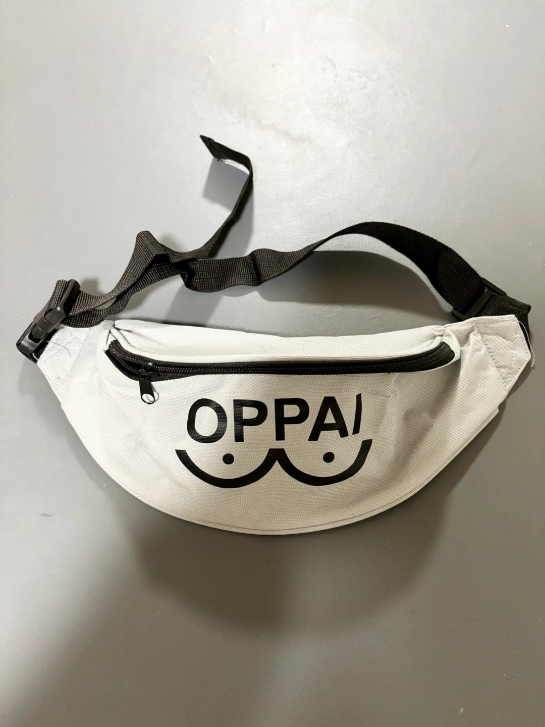 OPPAI Grey Fanny Pack