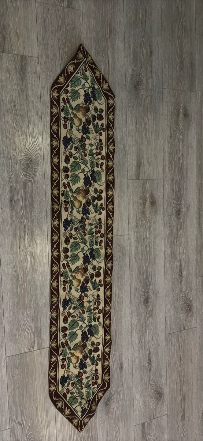 Floral Patterned Table Runner