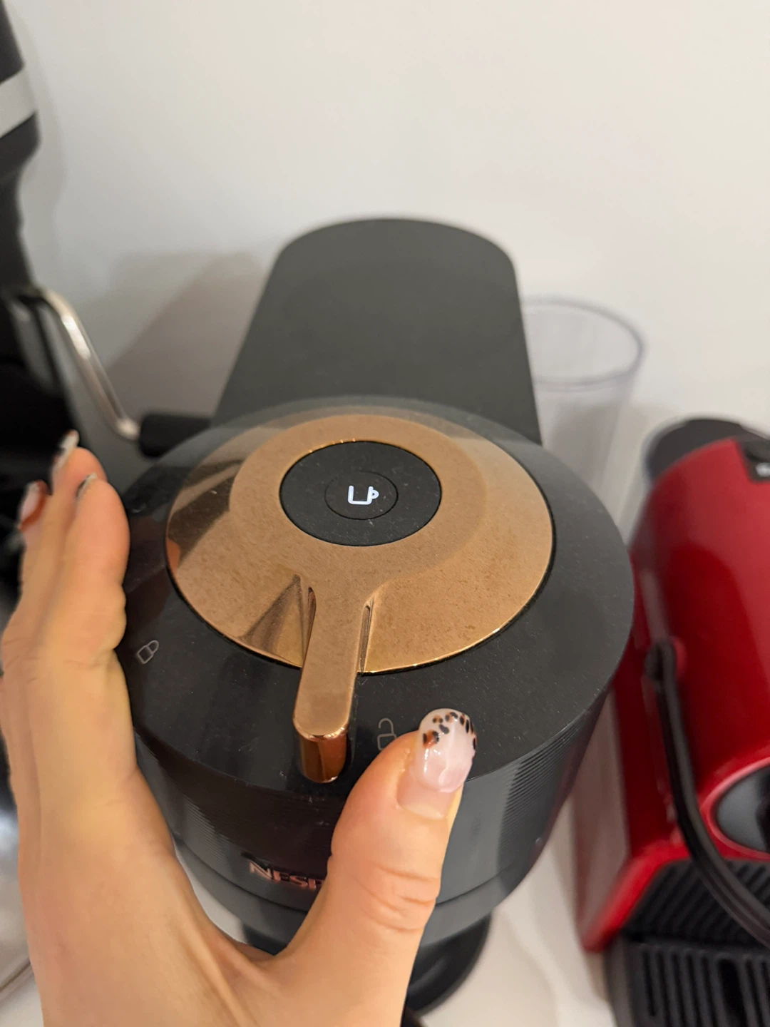 Nespresso Vertuo Next Coffee Machine - Black & Rose Gold - photo 4
